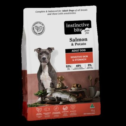 Instinctive Bite Salmon Sensitive Skin And Stomach Grain Free Dry Dog Food