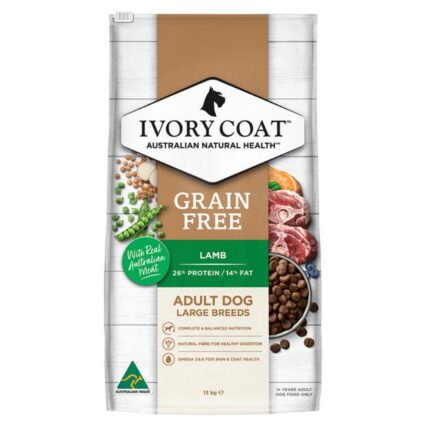 Ivory Coat Grain Free Adult Large Breed Lamb Dry Dog Food