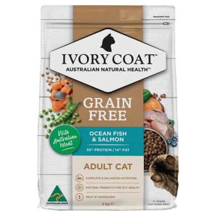 Ivory Coat Grain Free Dry Cat Food Adult Ocean Fish And Salmon