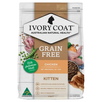 Ivory Coat Grain Free Dry Cat Food Kitten Chicken