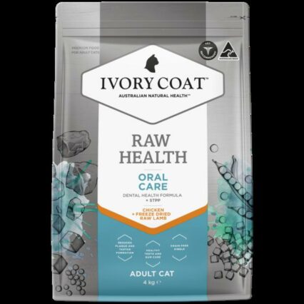 Ivory Coat Raw Health Adult Oral Care Dry Cat Food