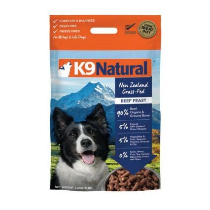 K9 Natural Beef Feast Grain Free Freeze Dried Dog Food