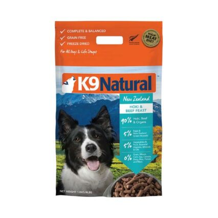 K9 Natural Hoki And Beef Grain Free Freeze Dried Dog Food