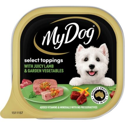 My Dog Lamb Topped With Spring Vegetables Trays Wet Dog Food