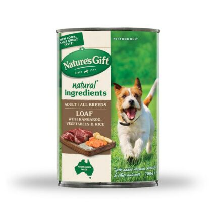 Natures Gift Wet Dog Food Adult Kangaroo Rice And Veg