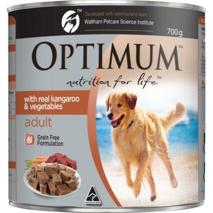 Optimum Adult Kangaroo And Vegetables Wet Dog Food