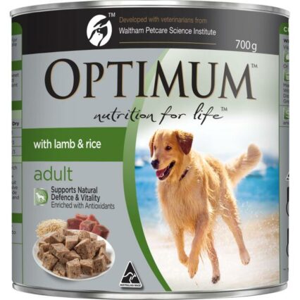 Optimum Adult Lamb And Rice Wet Dog Food