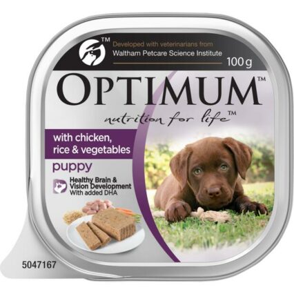 Optimum Dog Puppy Chicken Rice Veges
