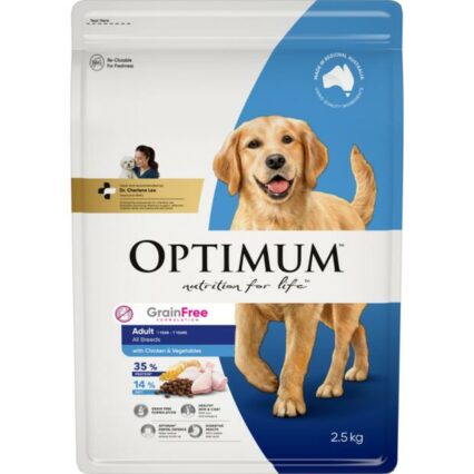 Optimum Grain Free Adult Chicken And Vegetables Dry Dog Food