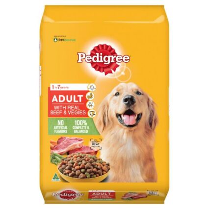 Pedigree Adult Dry Dog Food Real Beef And Vegies