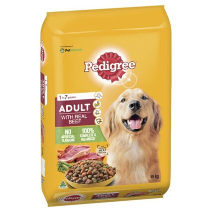 Pedigree Adult Dry Dog Food With Real Beef