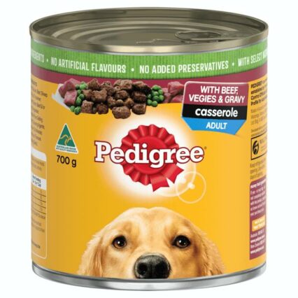 Pedigree Adult Wet Dog Food Beef Vegies Gravy Casserole