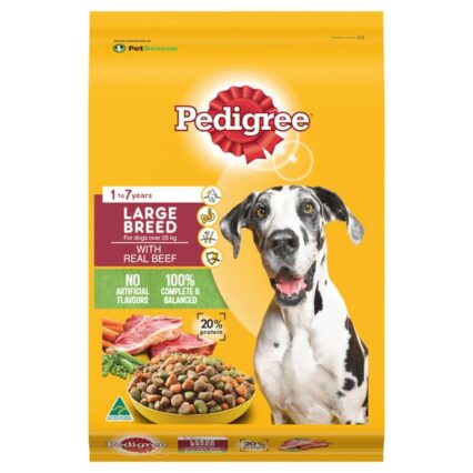 Pedigree Large Breed Dry Dog Food Real Beef