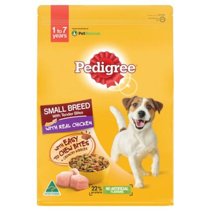 Pedigree Small Breed Adult Dry Dog Food Real Chicken