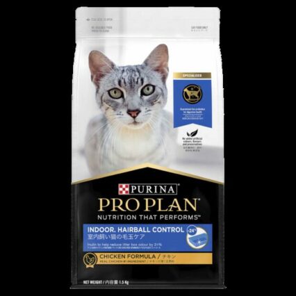 Pro Plan Adult Indoor Hairball Control Dry Cat Food