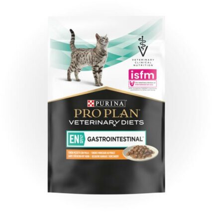 Pro Plan Veterinary Diets Feline En Gastrointestinal Chicken Pouches Wet Cat Food