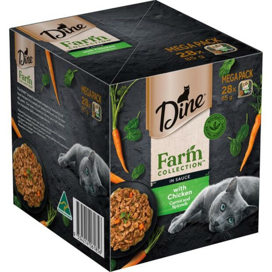 Dine Farm Collection Chicken Carrot Wet Cat Food Trays Pet Food dine-farm-collection-chicken-carrot-wet-cat-food-trays-pet-food