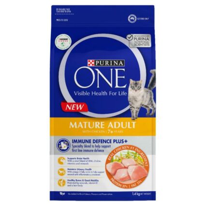 Purina One Adult Mature 7 Plus Chicken Dry Cat Food