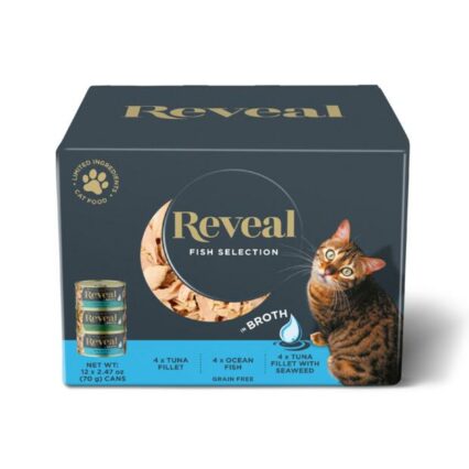 Reveal Natural Wet Cat Food Fish Selection In Broth