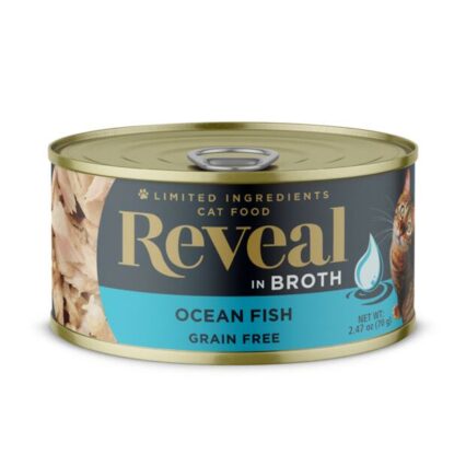 Reveal Natural Wet Cat Food Ocean Fish In Broth
