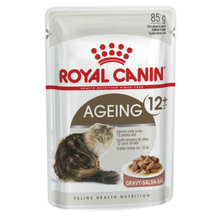 Royal Canin Ageing 12 Plus Gravy Senior Wet Cat Food Pouches