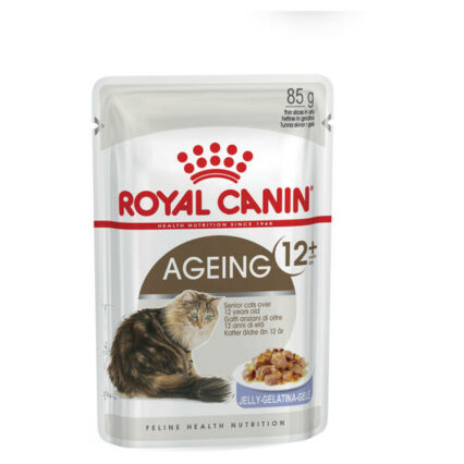 Royal Canin Ageing 12 Plus Jelly Senior Wet Cat Food Pouches