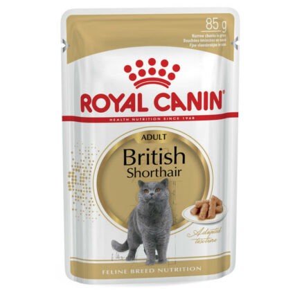 Royal Canin British Shorthair Wet Cat Food Pouches