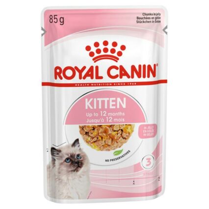 Royal Canin Kitten Instinctive Jelly Wet Cat Food Pouches
