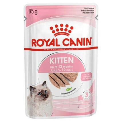 Royal Canin Kitten Instinctive Loaf Wet Cat Food Pouches