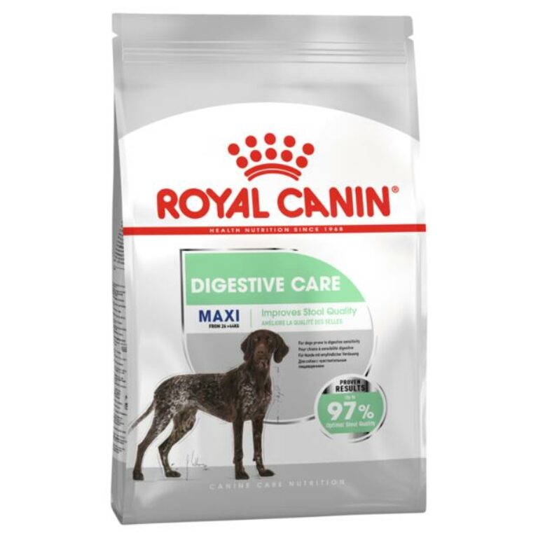 Curated visual reference: Digestive Health Dog Food Reviews Reference: Royal Canin Maxi Digestive Dog