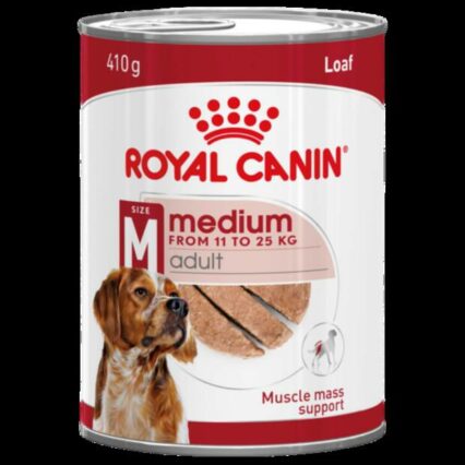 Royal Canin Medium Adult Loaf Wet Dog Food Can