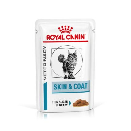 Royal Canin Veterinary Skin Support Wet Cat Food Pouches