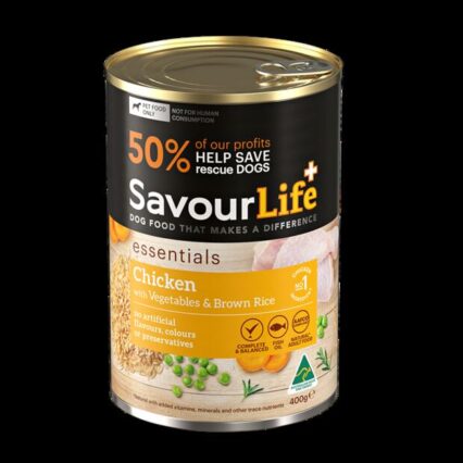 Savourlife Essentials Chicken Stew With Veggies And Rice Wet Dog Food Cans