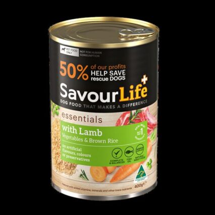 Savourlife Essentials Lamb Stew With Veggies And Rice Wet Dog Food Cans
