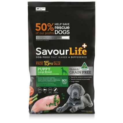 Savourlife Large Breed Puppy Grain Free Chicken Dry Dog Food