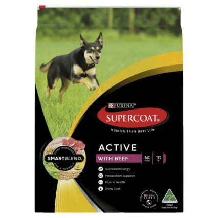 Supercoat Smartblend Dry Dog Food Active Adult Beef
