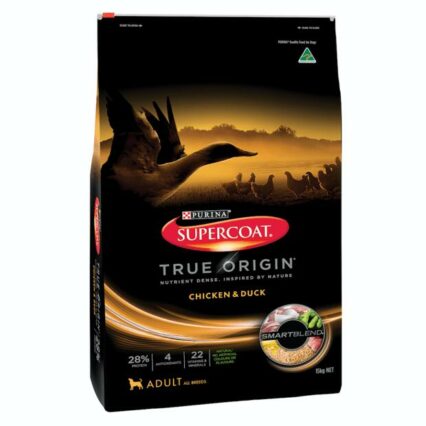Supercoat True Origin Dry Dog Food Adult Chicken And Duck