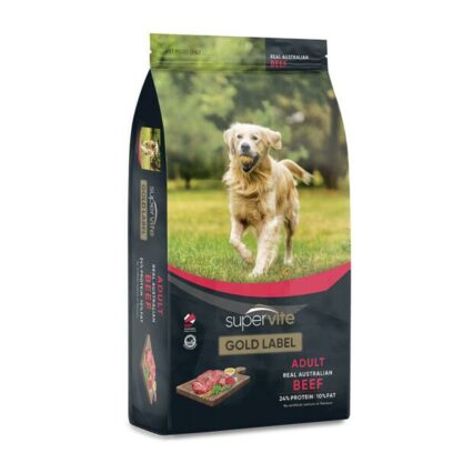 Supervite Gold Label Adult Beef Dry Dog Food