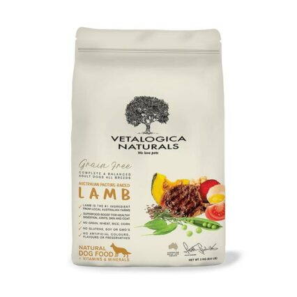 Vetalogica Naturals Grain Free Dog Food Adult Lamb