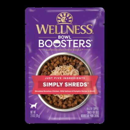 Wellness Bowl Boosters Wet Dog Food Mixer Topper Wild Salmon Pumpkin