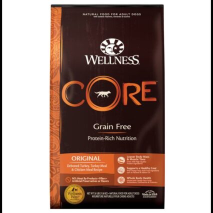 Wellness Core Grain Free Dry Dog Food Original Turkey And Chicken