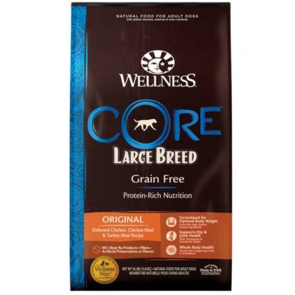 Wellness Core Natural Grain Free Dry Dog Food Large Breed