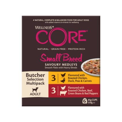 Wellness Core Savoury Medleys Butchers Selection Multipack Wet Dog Food