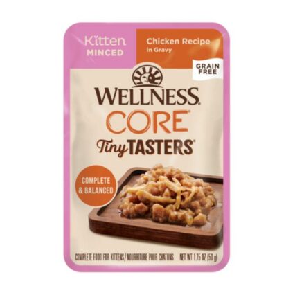 Wellness Core Tiny Tasters Kitten Minced Chicken In Gravy Wet Cat Food