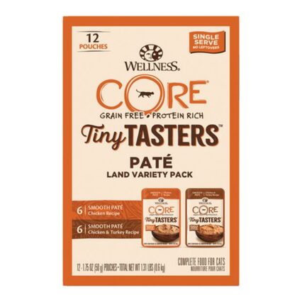 Wellness Core Tiny Tasters Poultry Pate Variety Pack Wet Cat Food