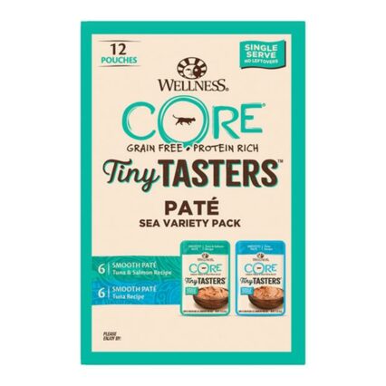 Wellness Core Tiny Tasters Seafood Pate Variety Pack Wet Cat Food