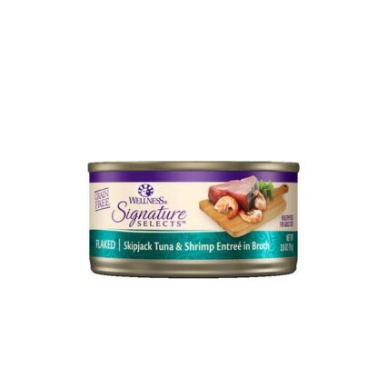 Wellness Signature Selects Flaked Tuna With Shrimp Broth Wet Cat Food