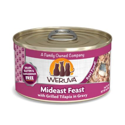 Weruva Classic Cat Grilled Tilapia In Gravy Wet Cat Food Cans