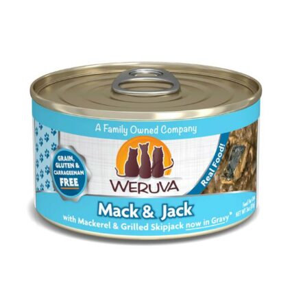 Weruva Classic Cat Mackerel And Skipjack In Gravy Wet Cat Food Cans