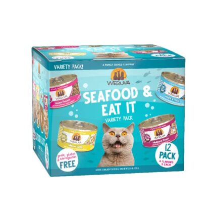 Weruva Classic Cat Seafood Variety Pack Wet Cat Food Cans
